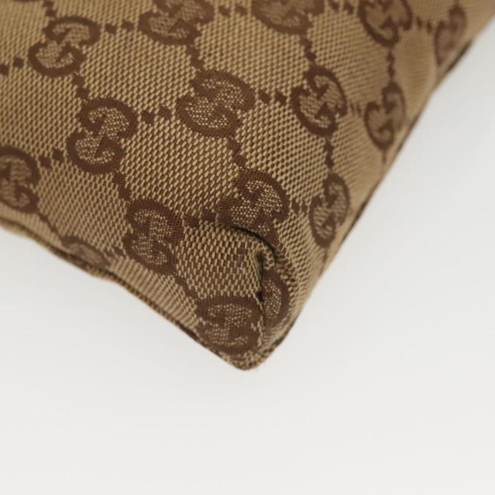 GUCCI GG Canvas Waist bag Beige Silver 28566 Auth 141840 - Picture 14 of 16